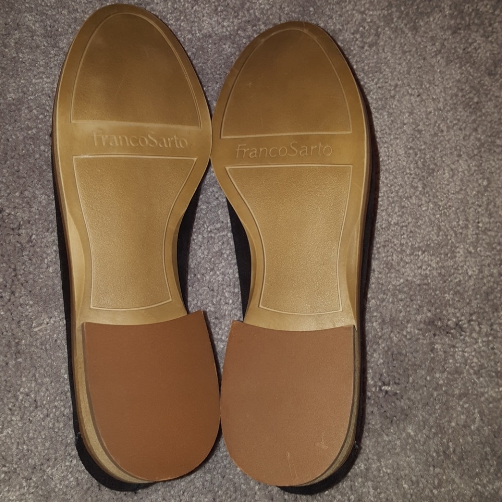 Franco Sarto Woman's Black Suede Loafer - Picture 2 of 4